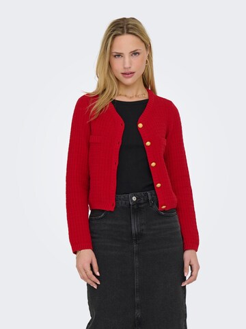 ONLY Strickjacke 'ONLNolan' in Rot: Vorderseite