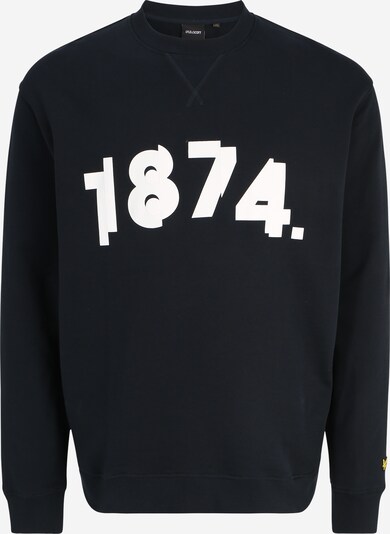 Lyle & Scott Big&Tall Sweat-shirt '1874' en bleu marine / blanc, Vue avec produit