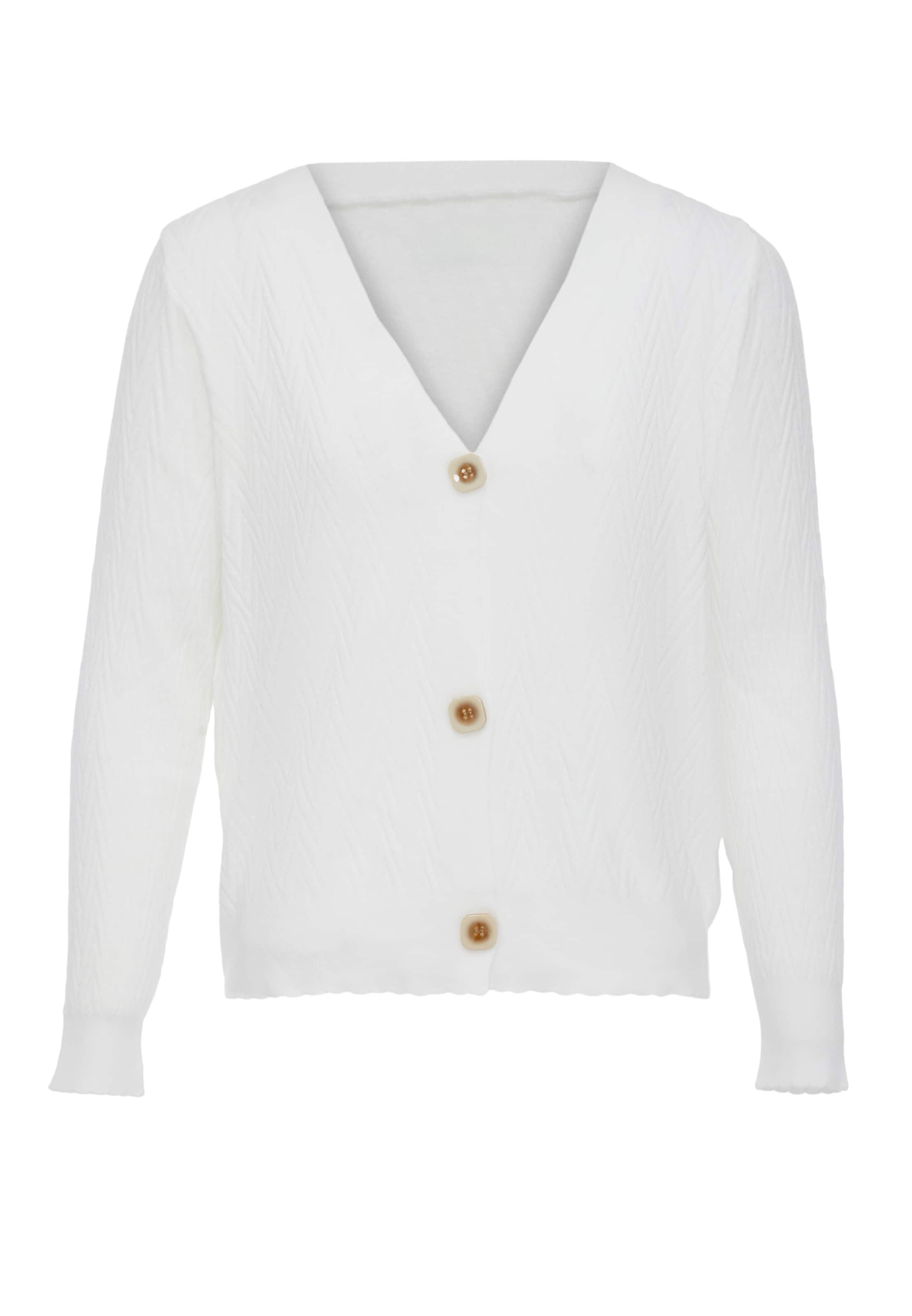 ALARY Strickjacke in Weiß: Vorderseite