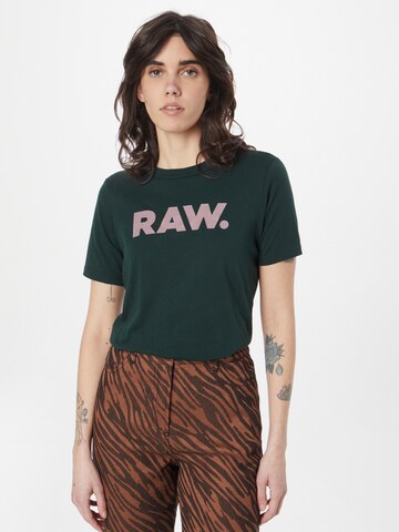 žalia G-Star RAW Marškinėliai: priekis
