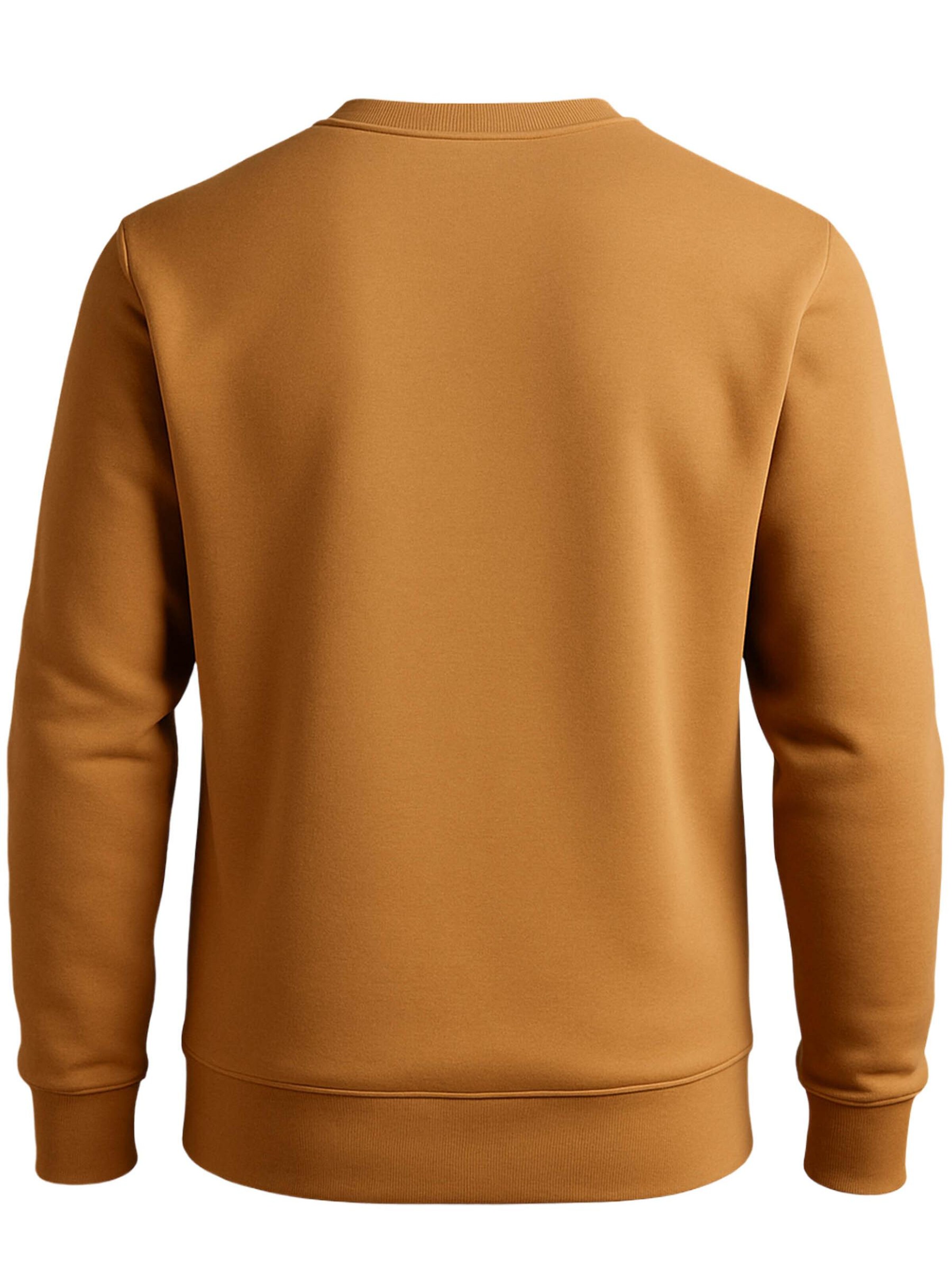 FORSBERG Sweatshirt 'Sweatshirt mit elastischen Einsätzen' in Brown