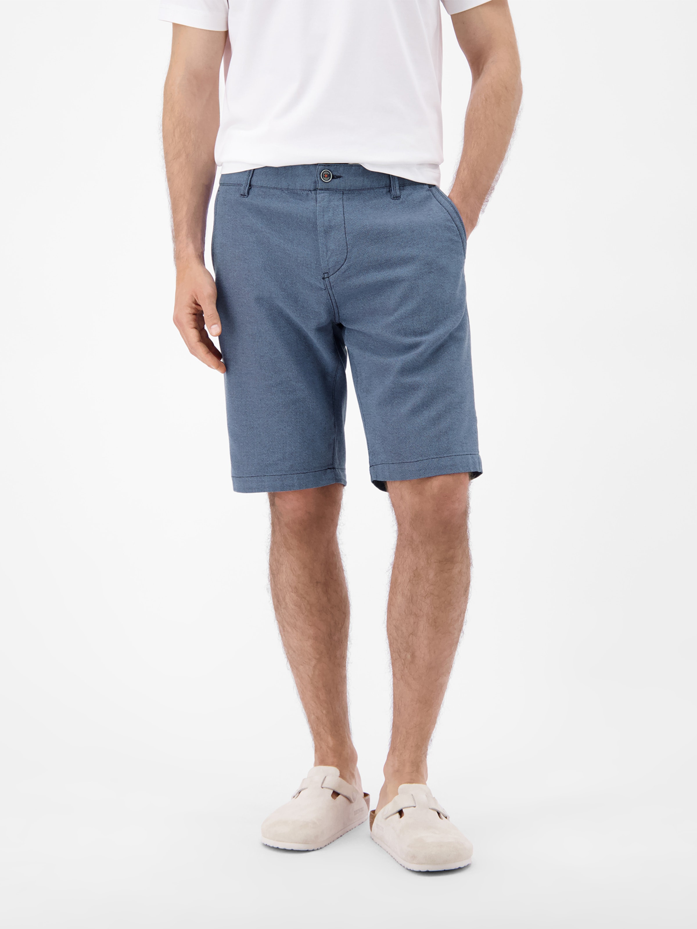 Regular Pantalon chino LERROS en bleu : devant