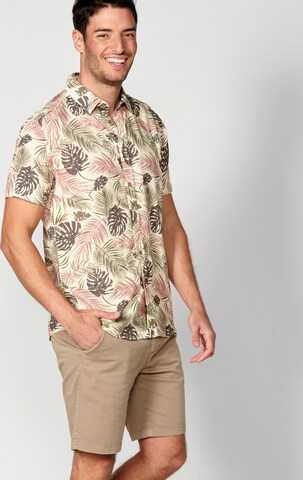 KOROSHI - Regular Fit Camisa em verde