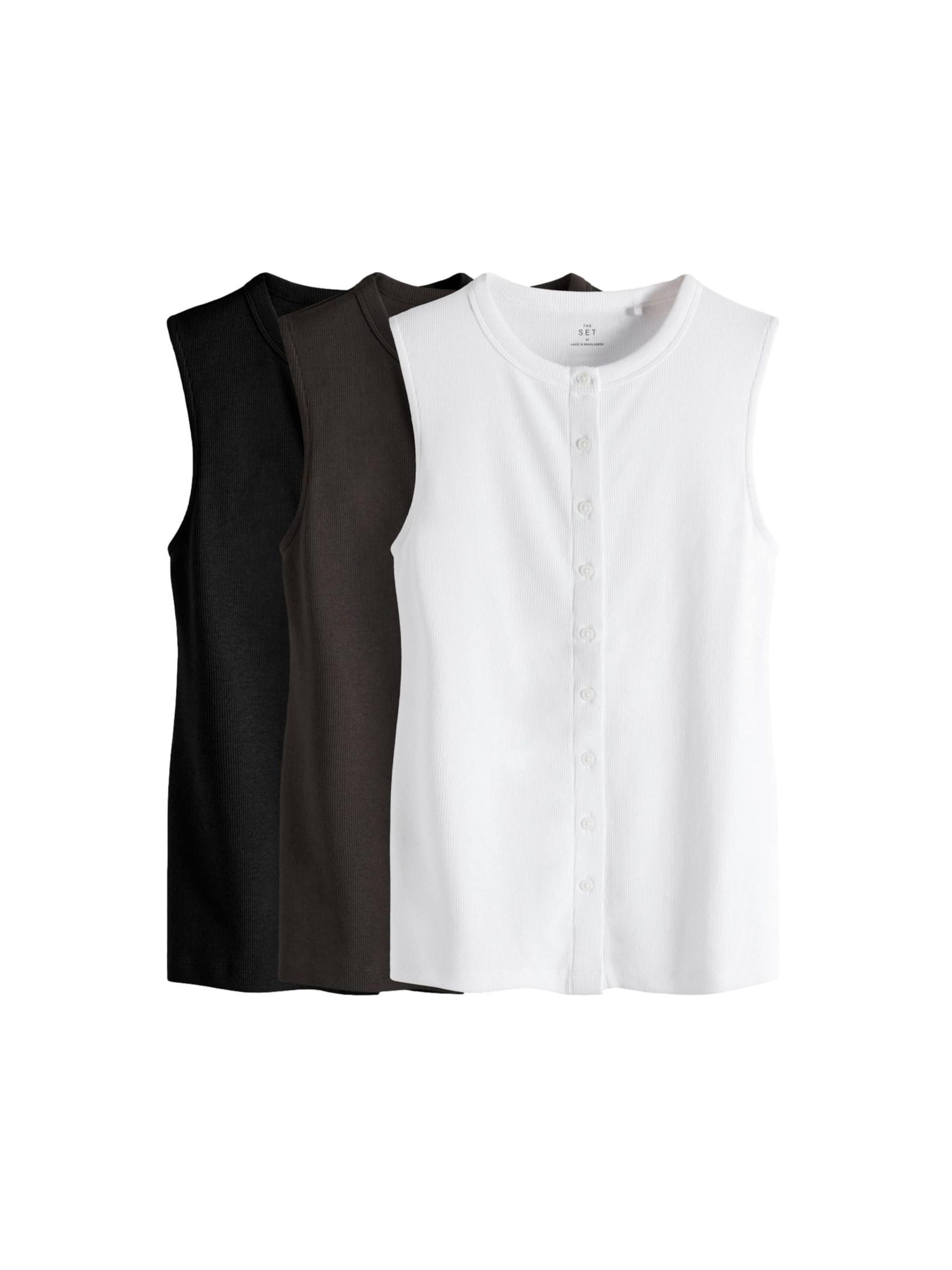 The Set - Chaleco en marrón: frente