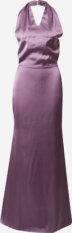 Maya Deluxe Evening Dress 'TWIST' in Purple: front