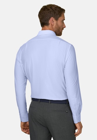 Coupe regular Chemise Boggi Milano en bleu