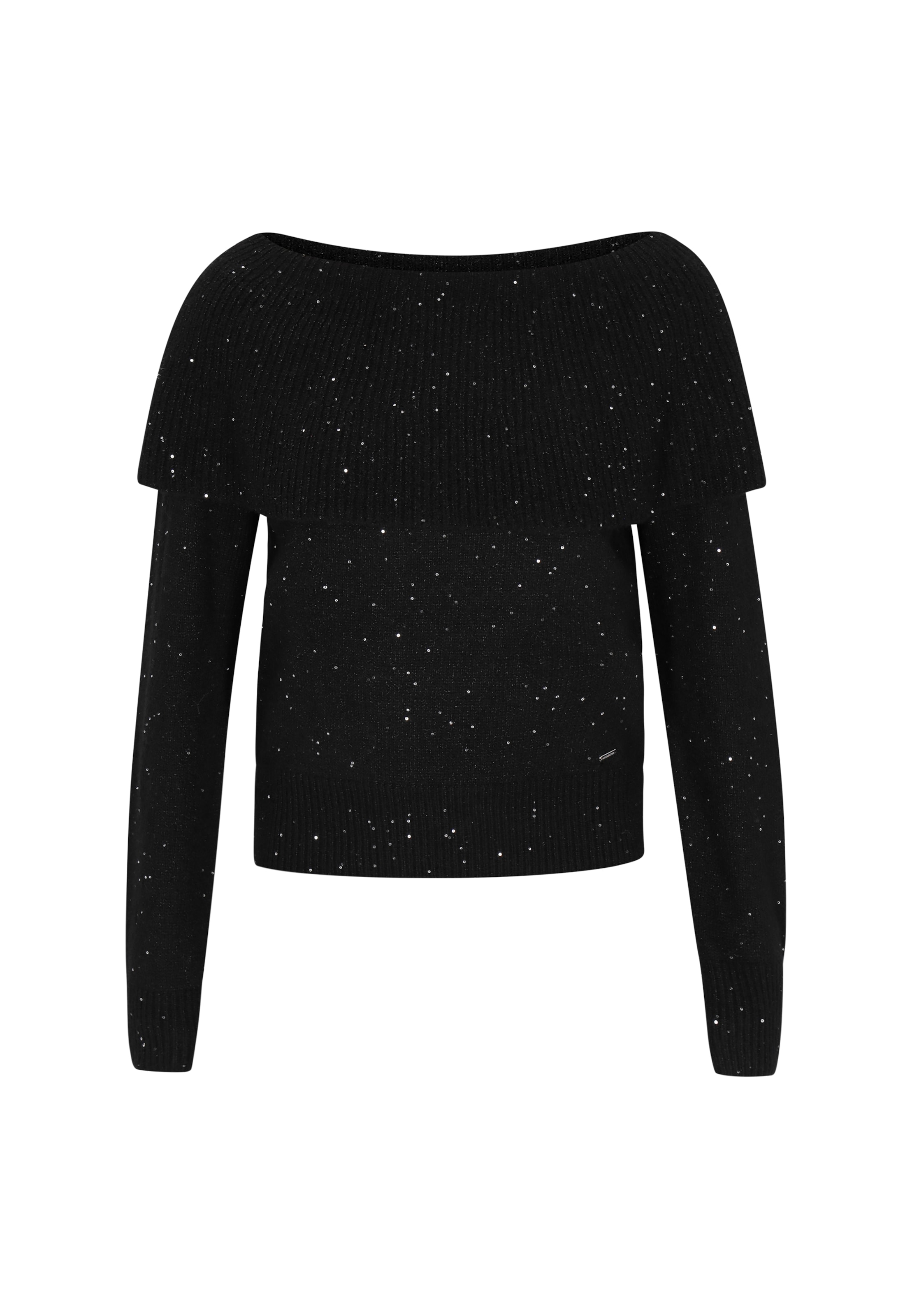 DreiMaster Klassik Sweater in Black: front