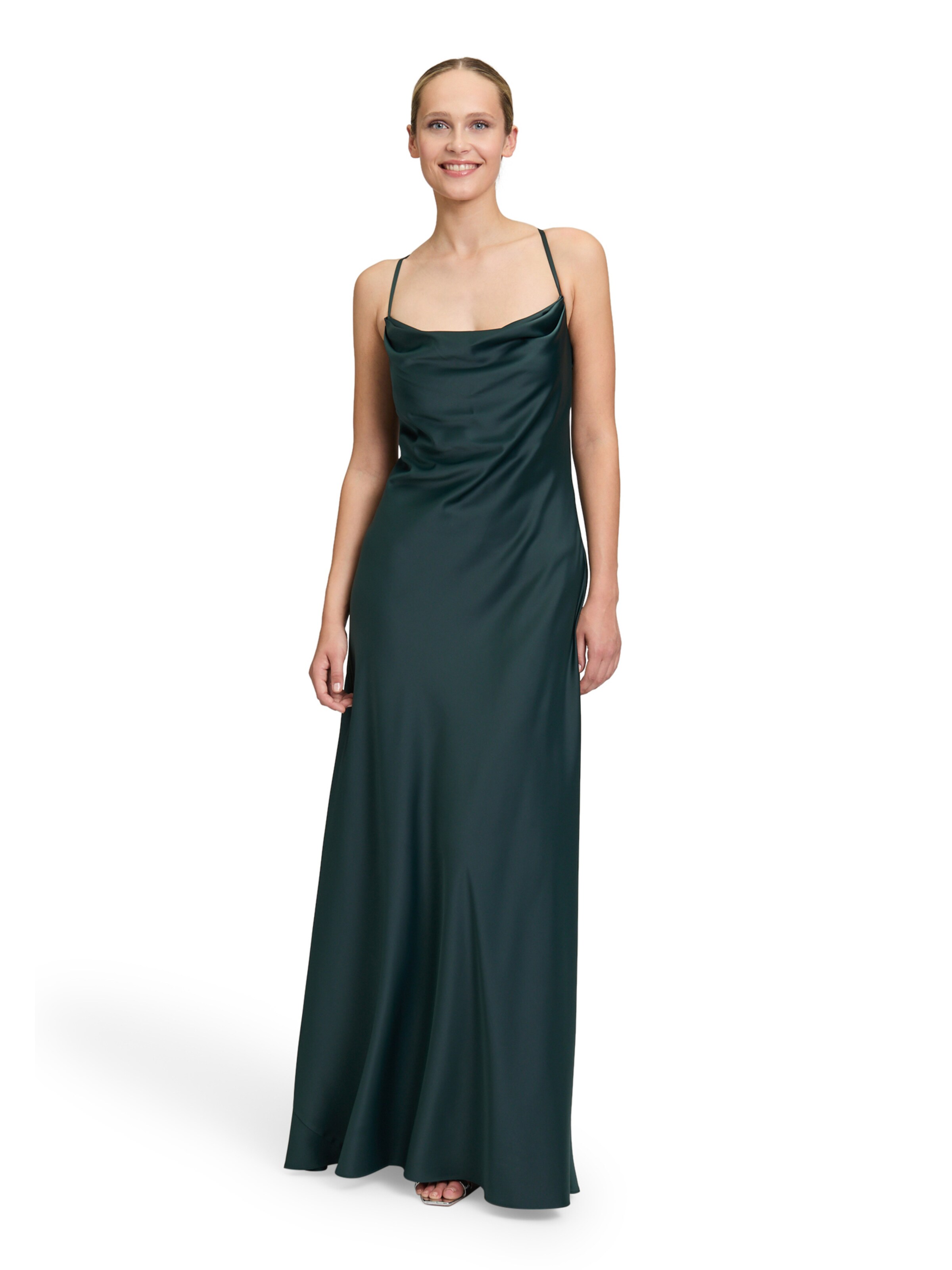 Robe de soirée Vera Mont en vert : devant