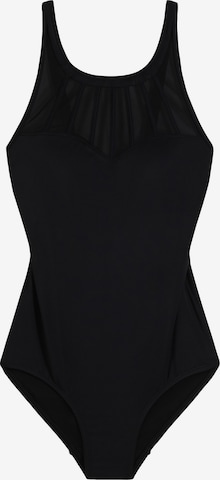 bonprix Klassisch Shape-Badeanzug in Schwarz: Vorderseite
