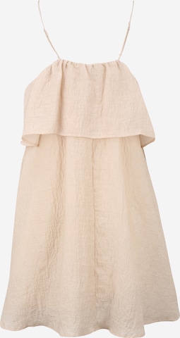 OBJECT Petite Summer Dress 'ALVILDA' in Beige