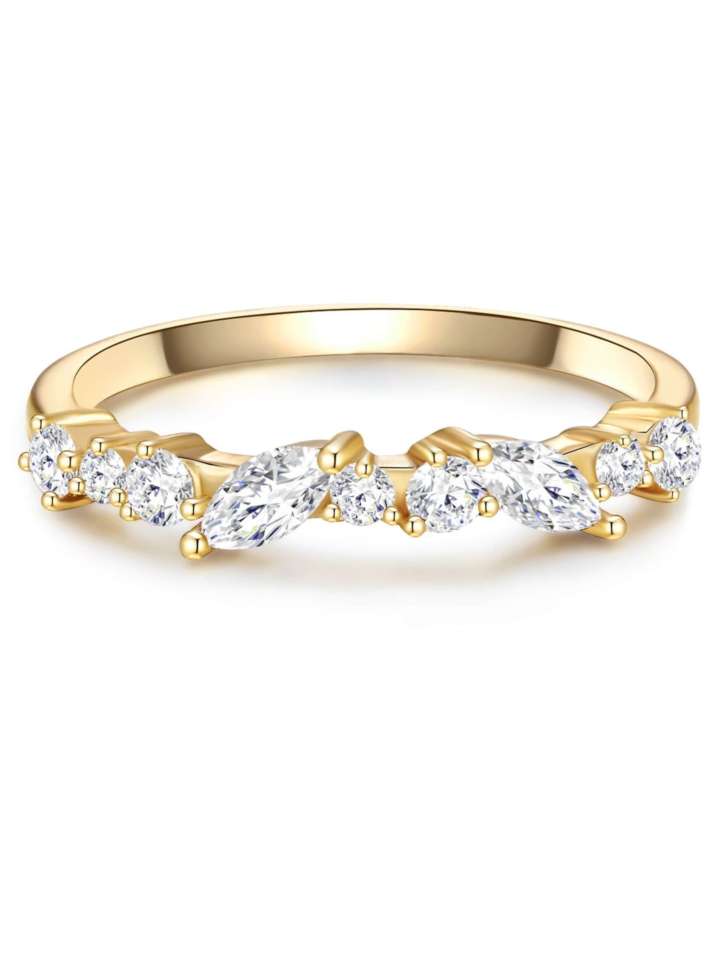 Glanzstücke München Ring in Goud: voorkant