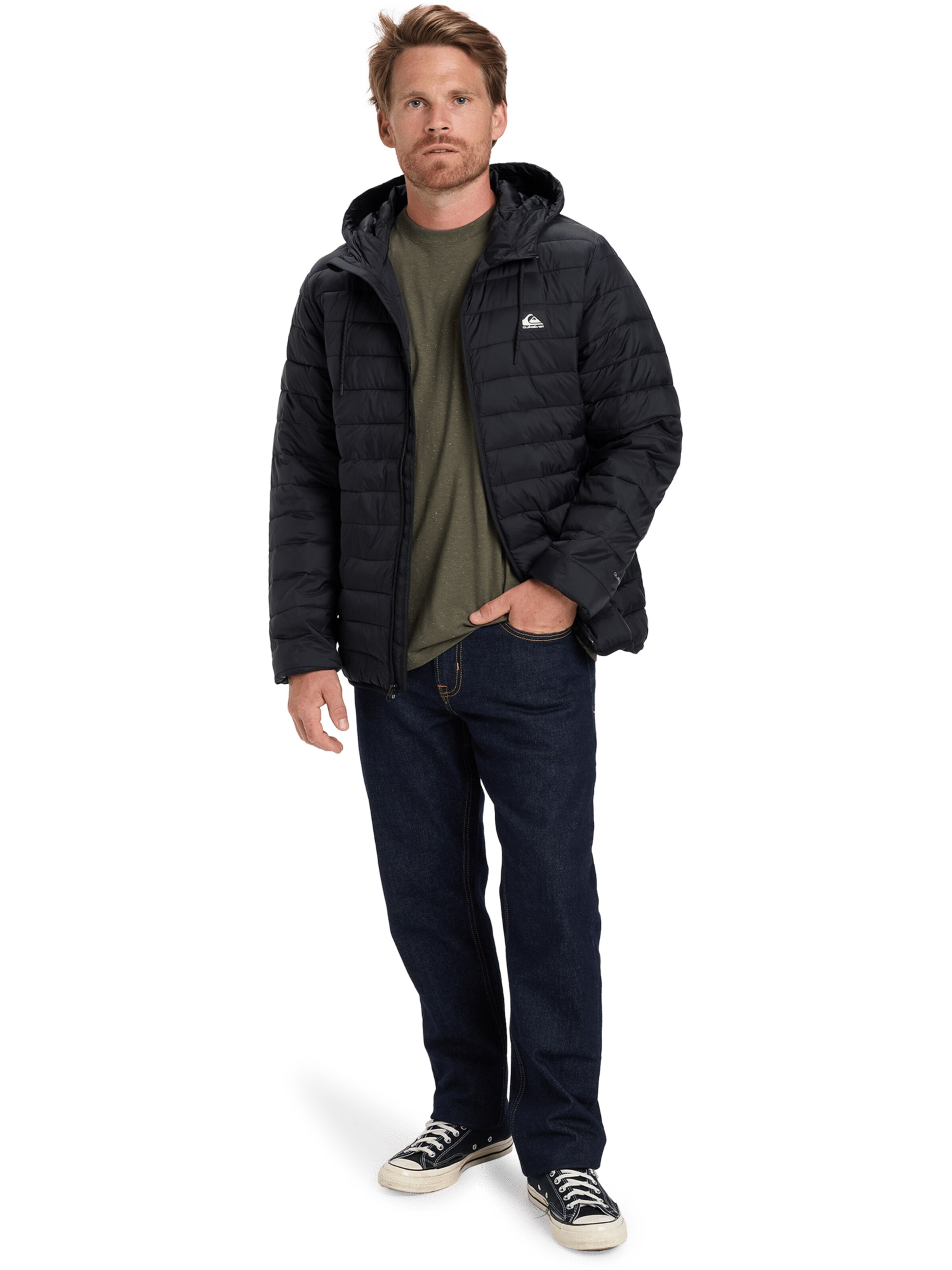 QUIKSILVER Jacke 'Scaly' in Schwarz