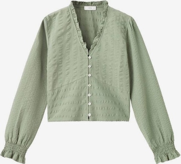 MANGO TEEN Blouse 'Breeze' in Green: front