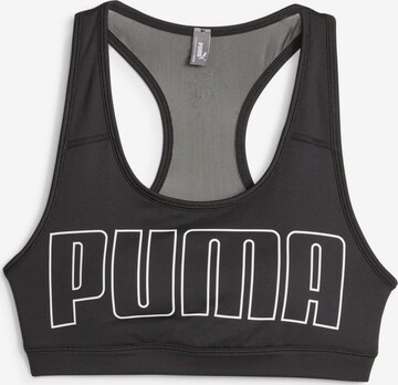 PUMA Bralette Sports Top '4Keeps' in Black: front