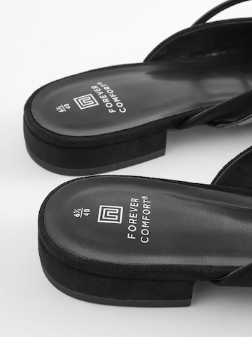 Next Muiltjes 'Forever Comfort®' in Zwart