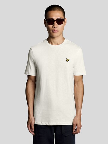 T-Shirt 'Fine Slub' Lyle & Scott en beige : devant