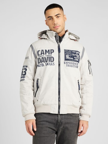 CAMP DAVID Демисезонная куртка в Серый: спереди