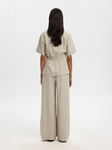 SELECTED Bluse 'SLFMARIAM' in Beige