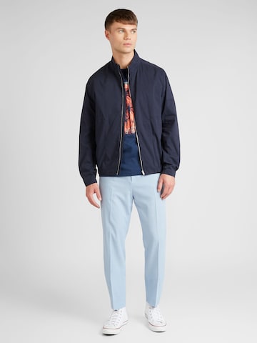 Coupe slim Pantalon à pince 'Howard231X' HUGO Red en bleu