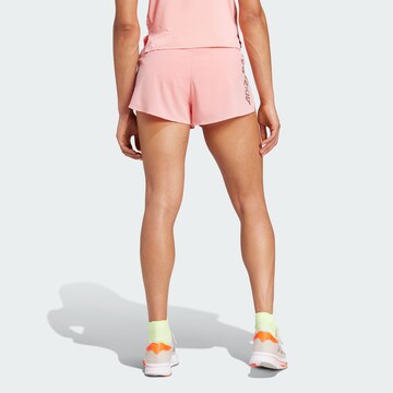 ADIDAS PERFORMANCE Обычный Спортивные штаны 'Adizero' в Ярко-розовый