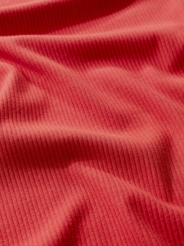 Seasalt Cornwall Shirt 'Gorse Lane Rib' in Rood