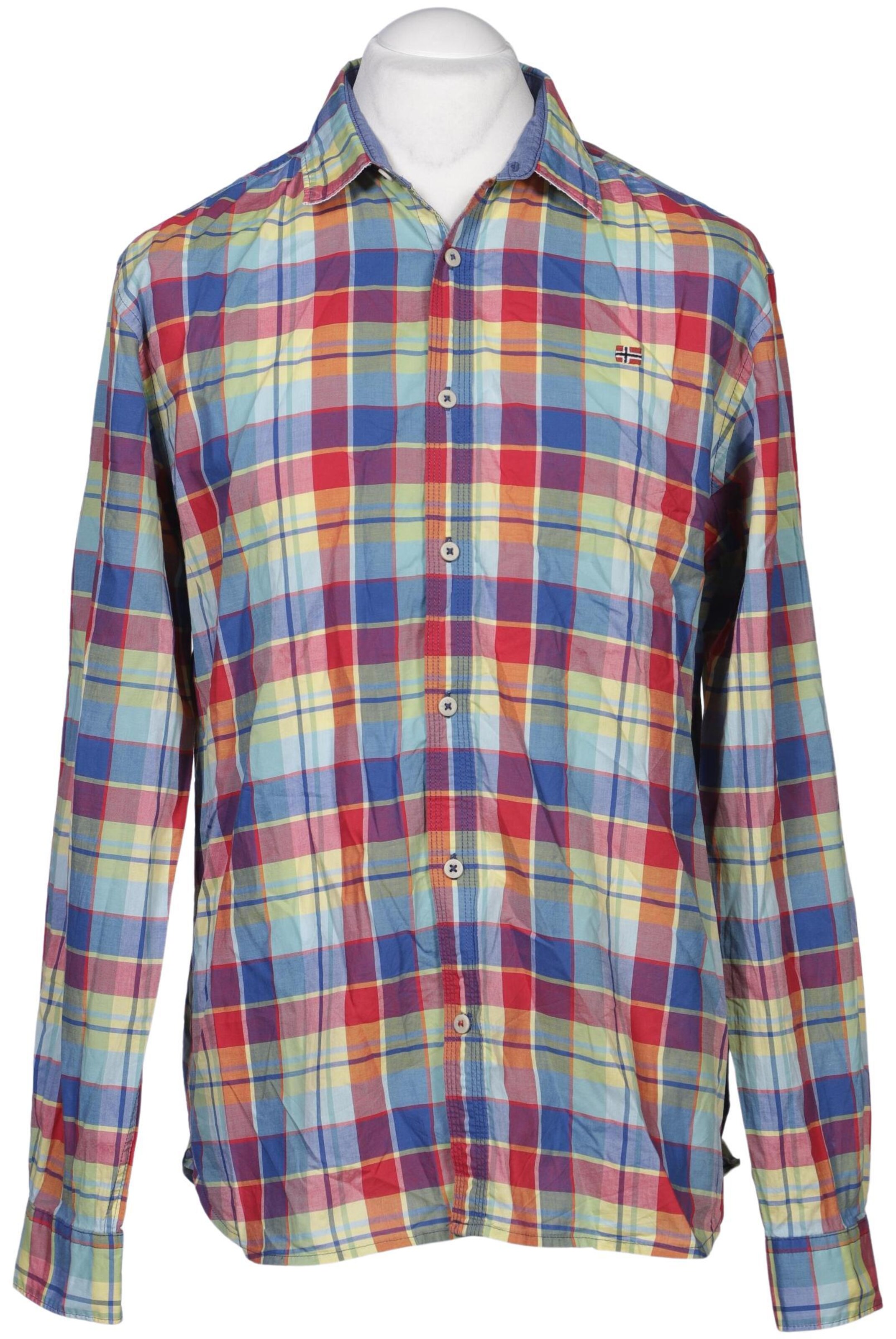 NAPAPIJRI Button Up Shirt in XL in Mixed colors: front