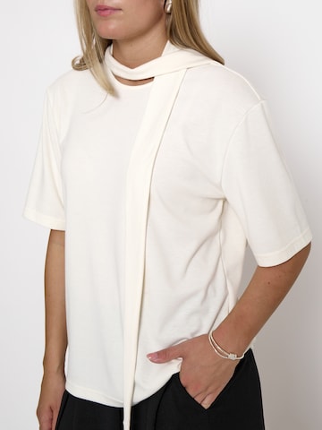 minus - Top 'Ovida' em branco