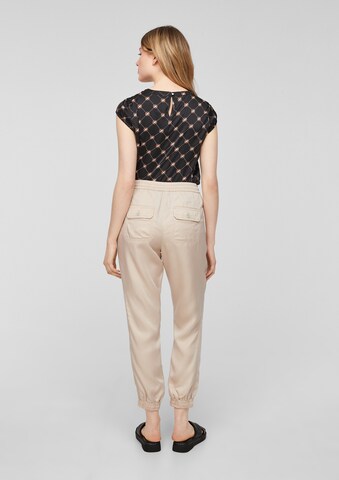 Effilé Pantalon s.Oliver en beige