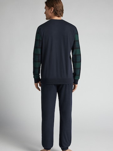 INTIMISSIMI Pyjama lang 'THE GRINCH DR SEUSS' in Blau