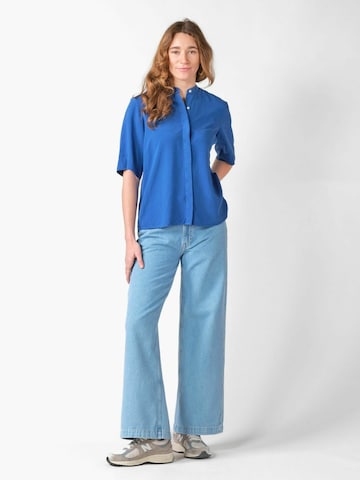 Klitmøller - Camisa ' Solrun ' em azul