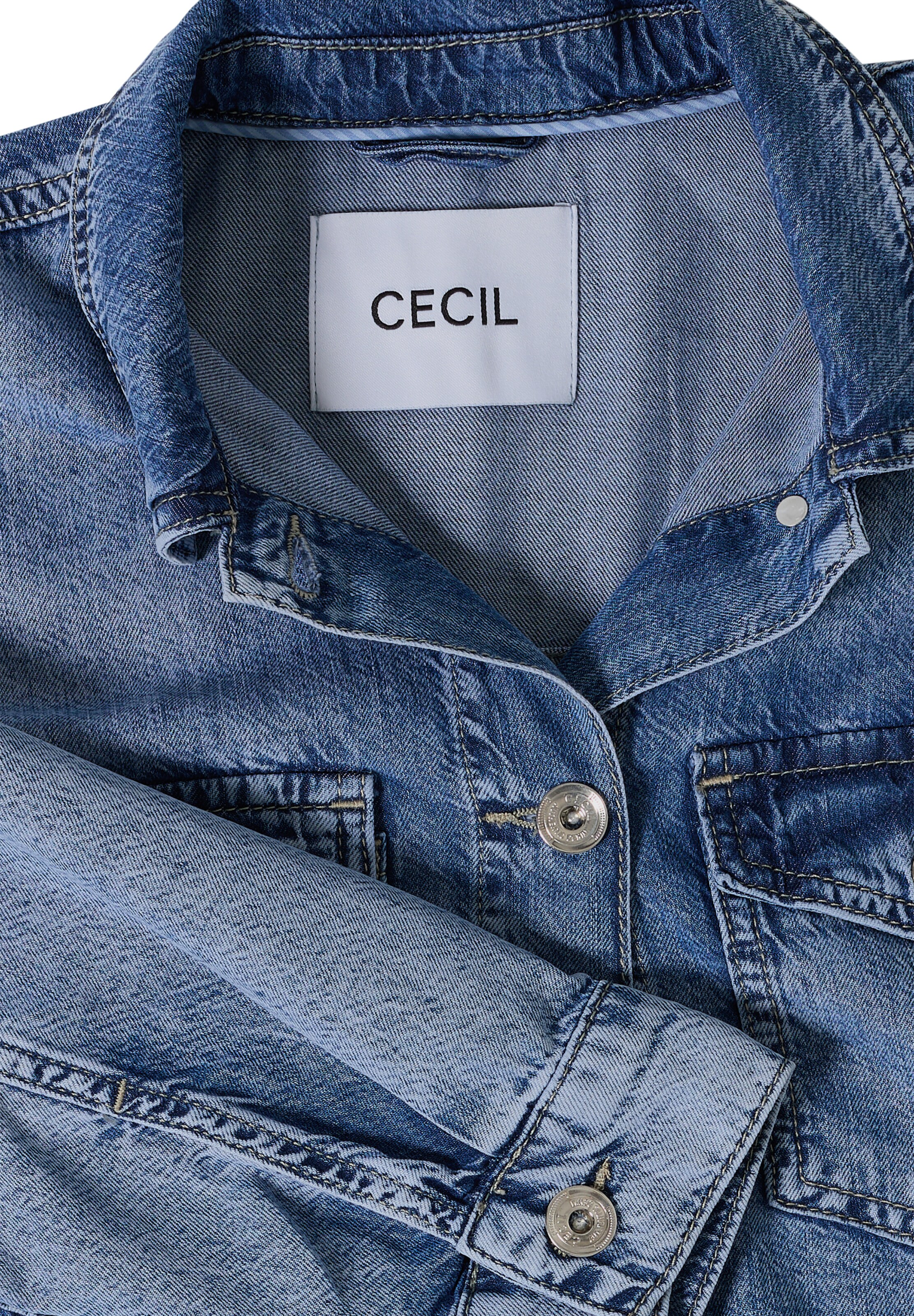 CECIL Oversized Shirt in Blue