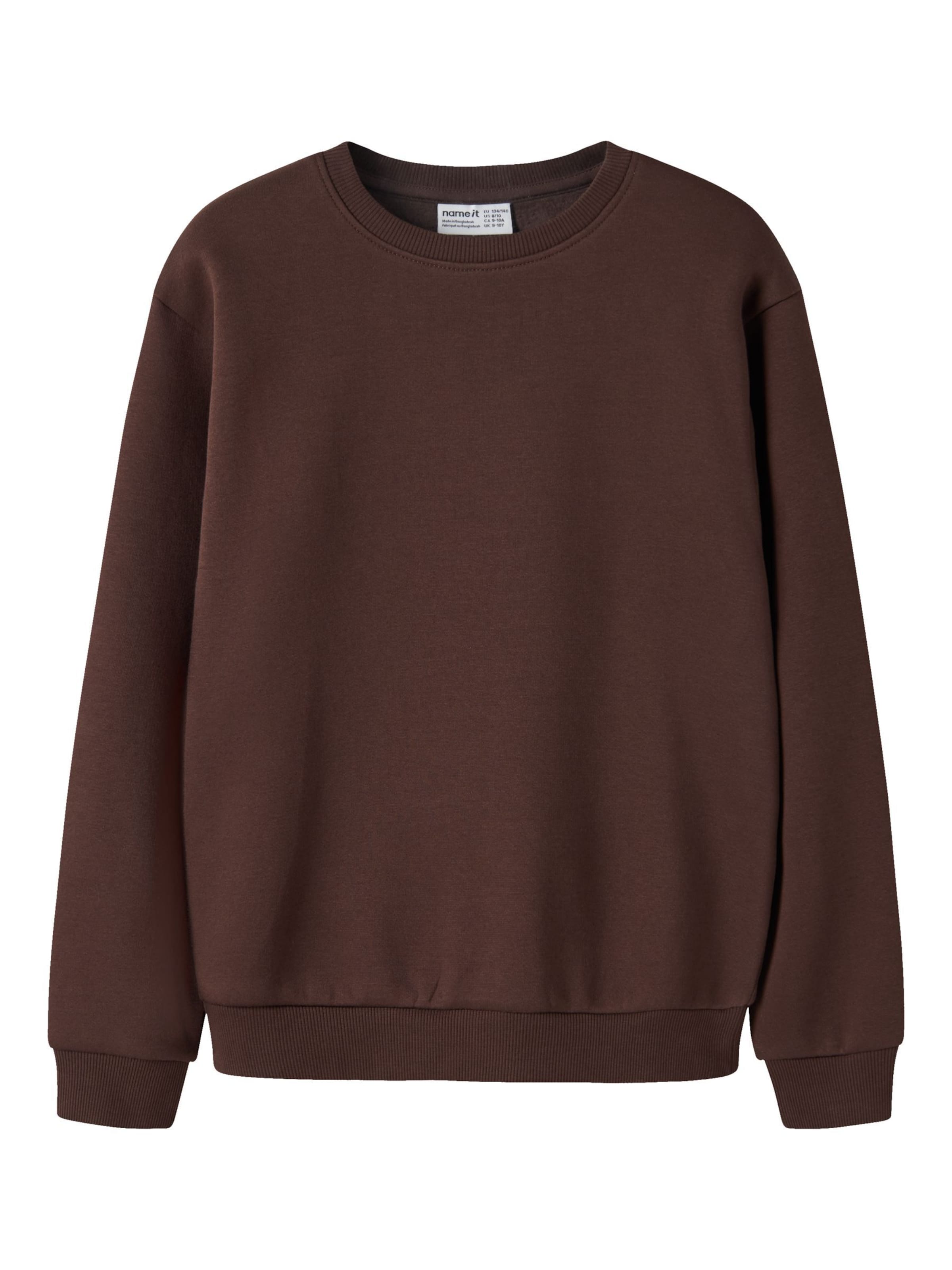 NAME IT - Sudadera en marrón: frente