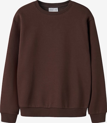NAME IT - Sudadera en marrón: frente