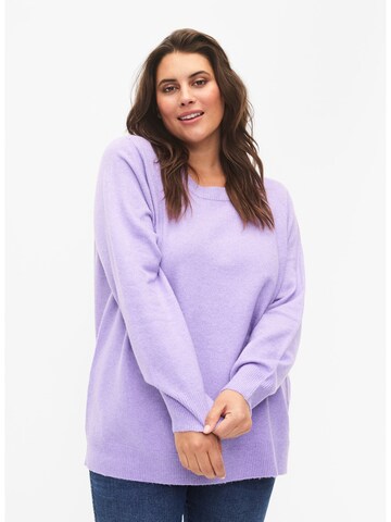 Zizzi Sweter w kolorze fioletowy