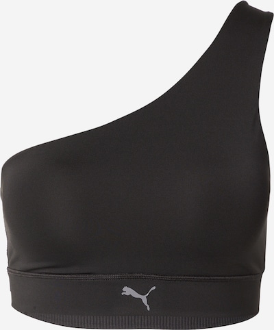 Sportinė liemenėlė 'PWRSHAPE' iš PUMA, spalva – pilka / juoda, Prekių apžvalga