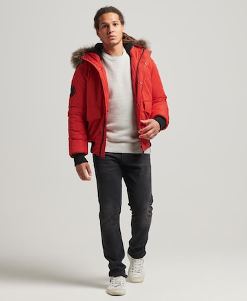 Superdry Übergangsjacke 'Everest' in Rot