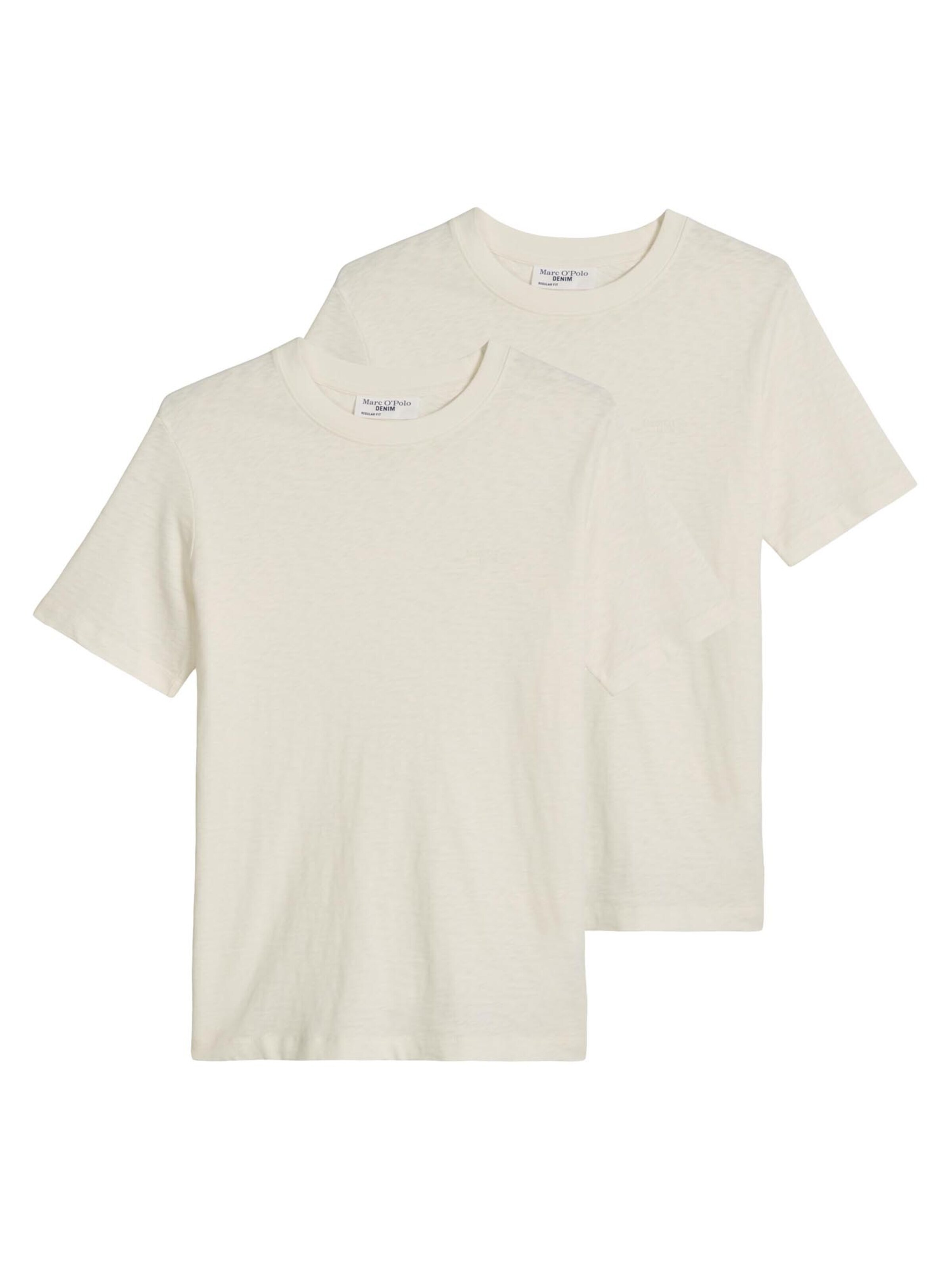 Marc O'Polo DENIM Shirt 'Basic' in White: front