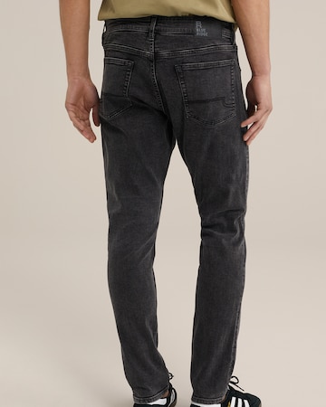 WE Fashion Slimfit Jeans in Schwarz