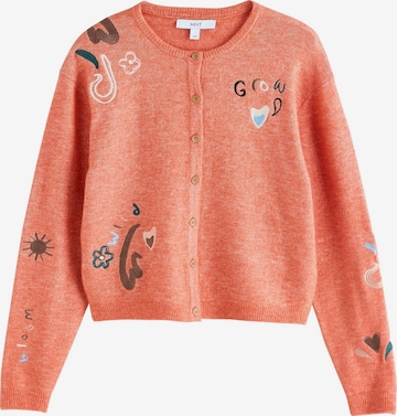 Cardigan Next en orange : devant