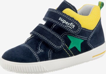SUPERFIT - Zapatos primeros pasos 'Moppy' en azul: frente