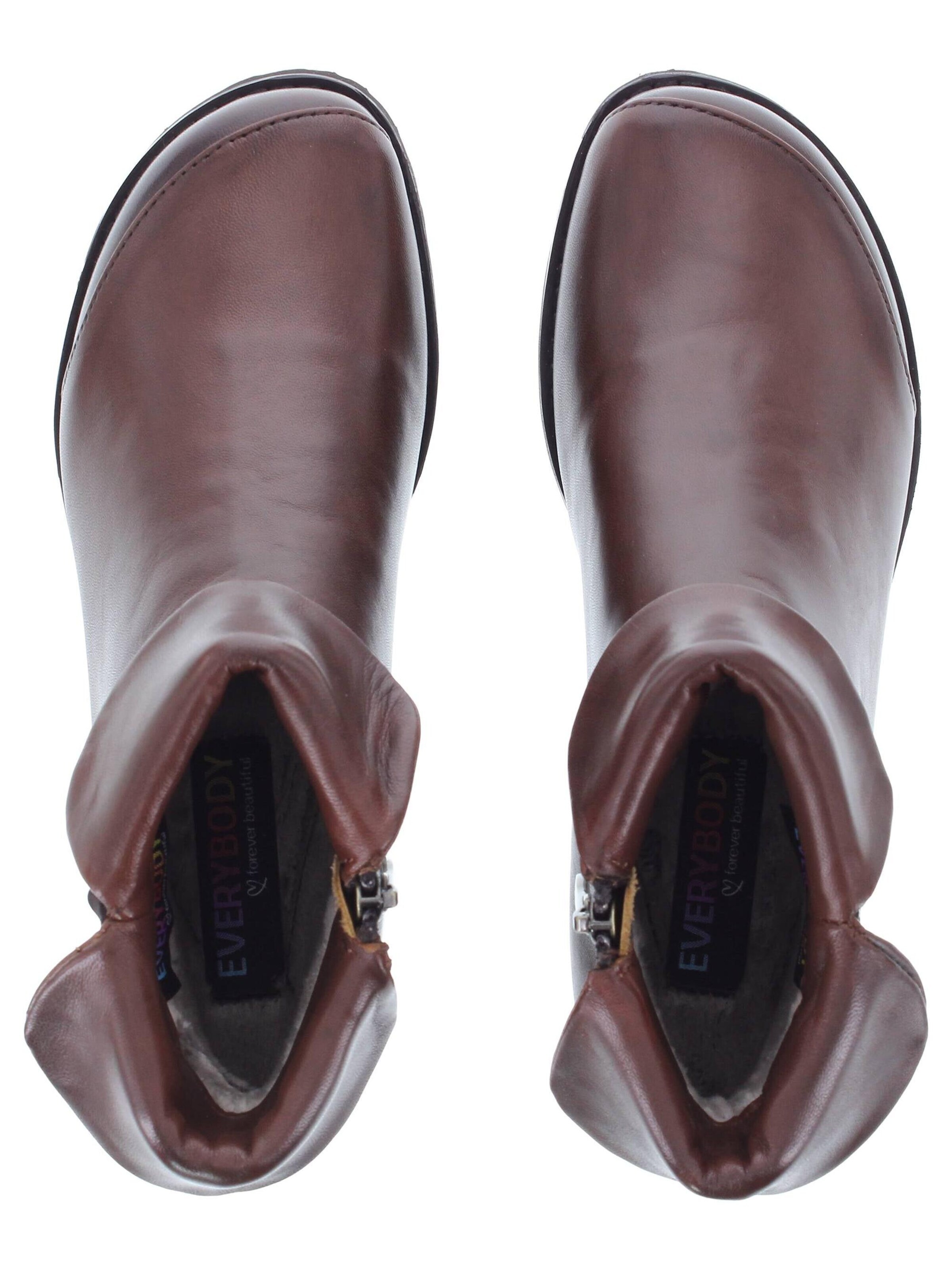 Everybody Booties 'TUBER' in Brown