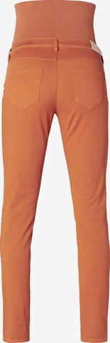 Coupe slim Pantalon Esprit Maternity en orange
