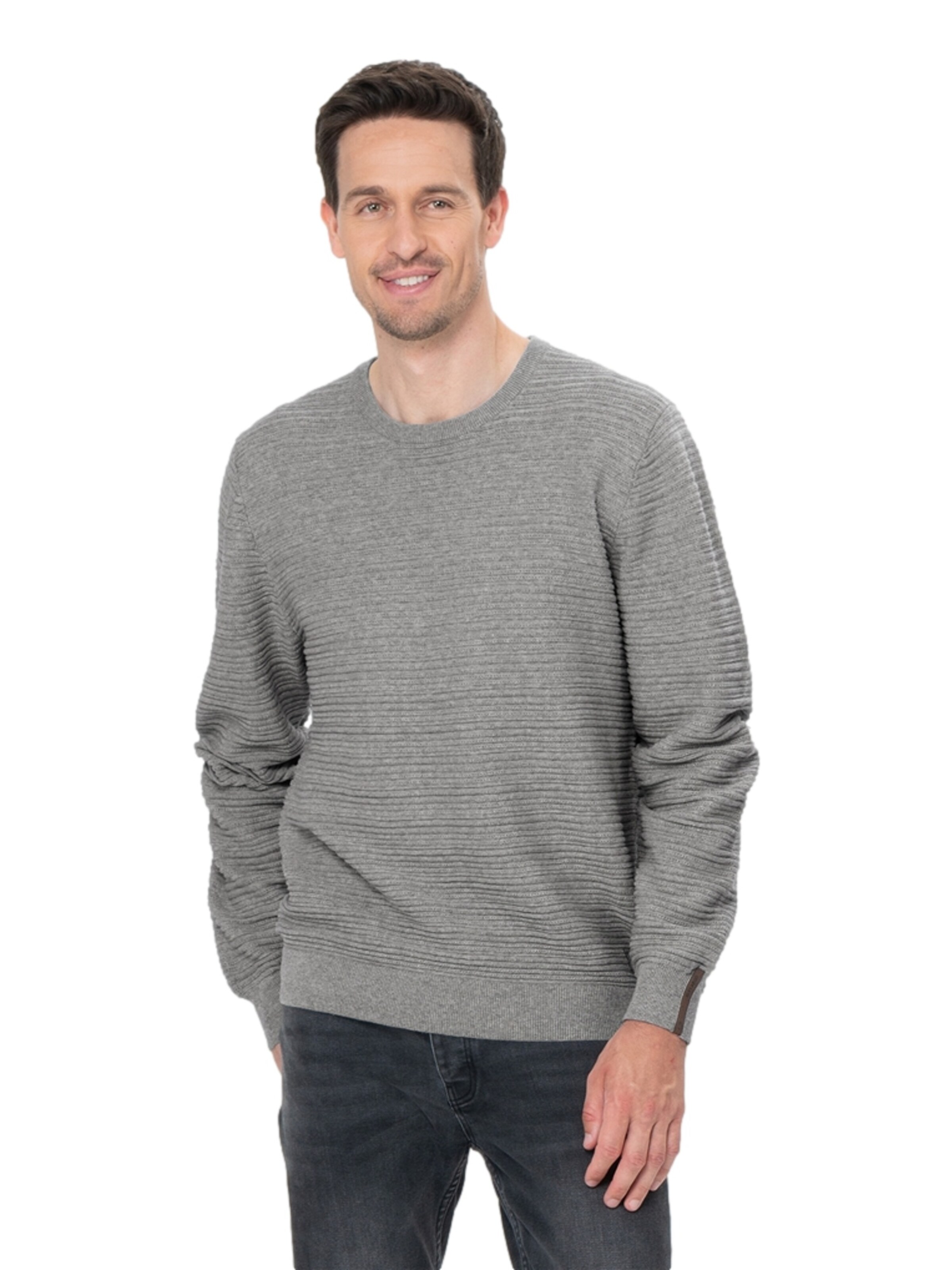 Key Largo Pullover 'Bern' i grå: forside
