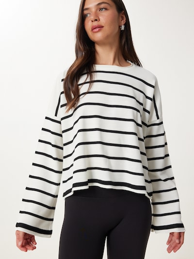 Happiness İstanbul Sweater in S-M in Black / White, Item view