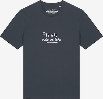 Maglietta 'Es Ist Wie Es Ist' di Watapparel in grigio: frontale