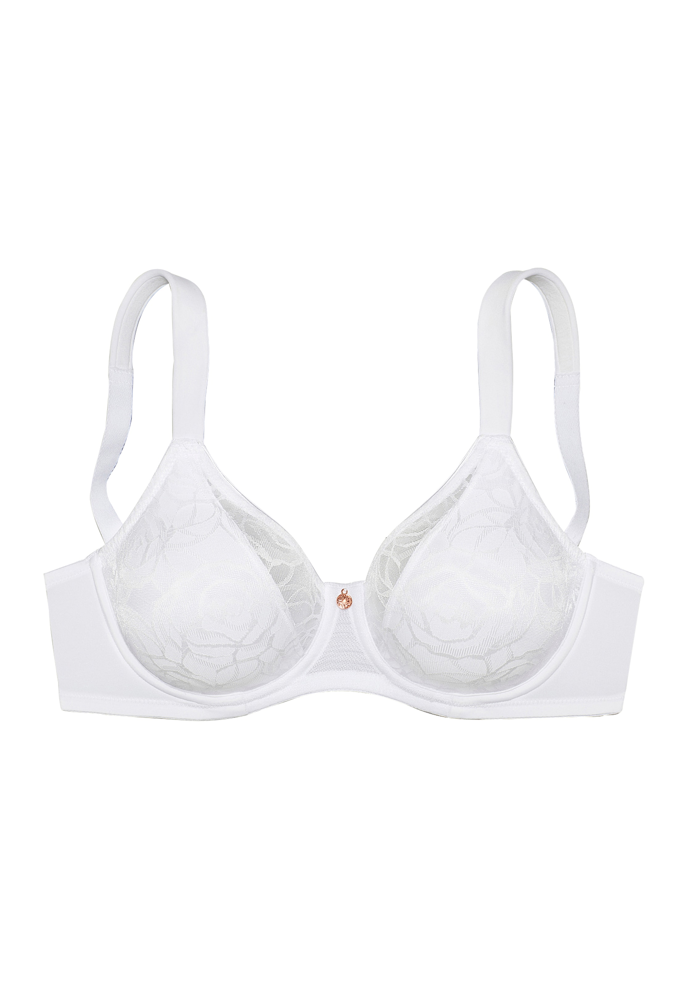 NUANCE Бюстгальтер-минимайзер Бюстгальтер в Белый: спереди