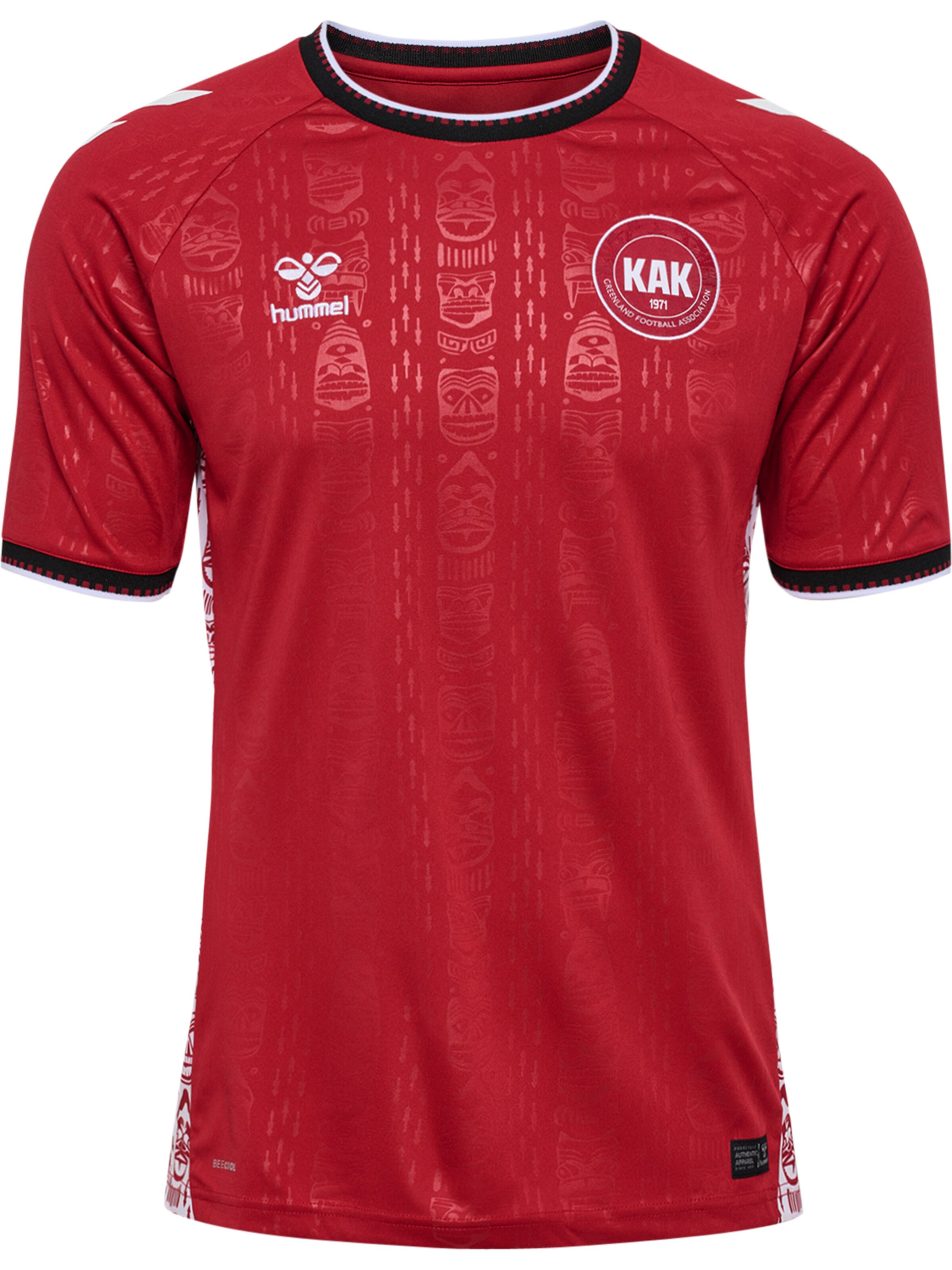 Hummel Trikot in Rot: Vorderseite
