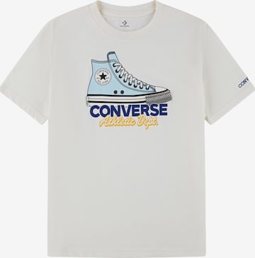 CONVERSE - Camiseta en blanco: frente