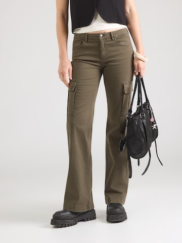 Tally Weijl regular Τζιν cargo σε πράσινο: μπροστά