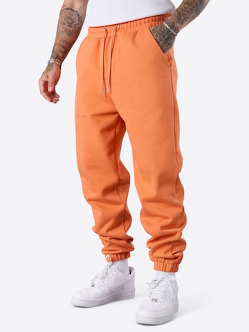 Effilé Pantalon 'Essential' ESTEEM en orange : devant
